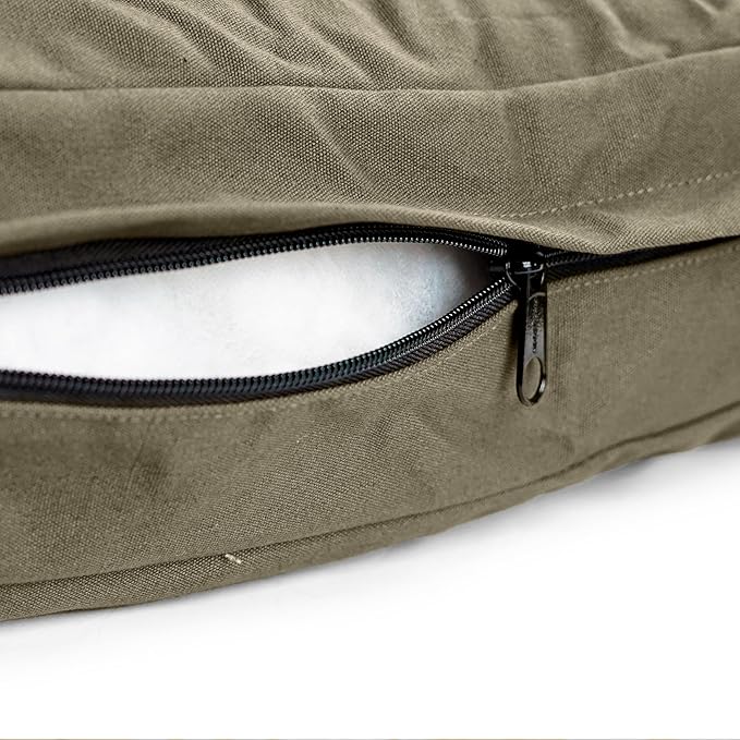 WHITEDUCK Dog Bed Cover (Olive) 41" Lx33 Wx4.3 th (XL)
