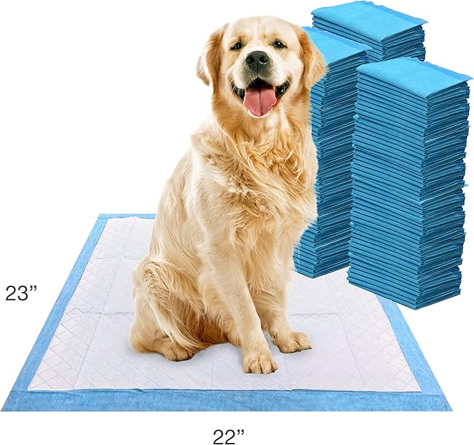 Four Paws Wee-Wee Superior Performance Unscented Pee Pads for Dogs & Puppies, Quilted Leak-Proof Dog Housebreaking Potty Training Floor Protection, 22" x 23", 14 Count