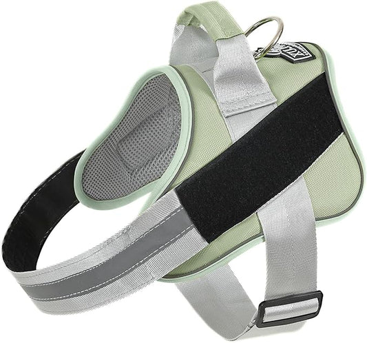 Bolux Dog Harness, No-Pull Reflective Dog Vest, Breathable Adjustable Pet Harness with Handle for Outdoor Walking - No More Pulling, Tugging or Choking