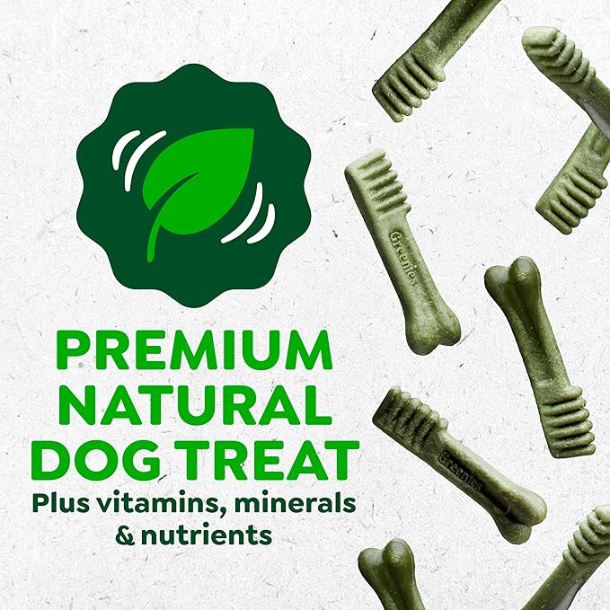 Greenies Veterinarian-Recommended Adult Natural Dental Dog Treats Petite Size, Variety Pack Flavor, (3) 12 oz. Packs, 60 Count