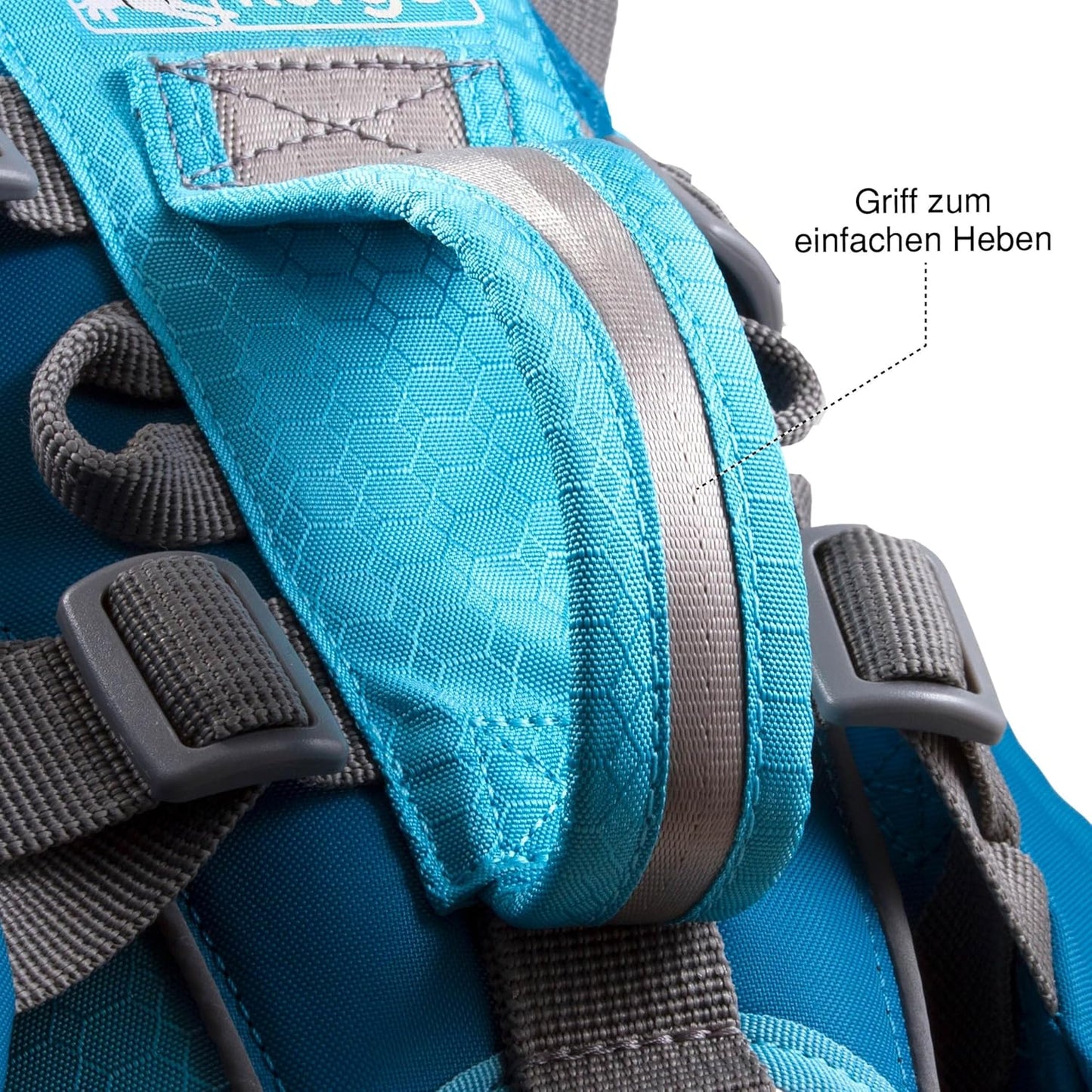Kurgo Dog Saddlebag Backpack, Back Pack Dog Harness, Hiking Pack for Dogs, Packs for Pets to Wear, Camping & Travel Vest Harness, Reflective, Lightweight, Baxter Pack for Medium & Large Pets