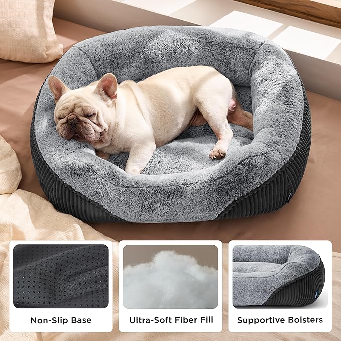 Bedsure Waterproof Dog Blankets and Washable Medium Dog Bed