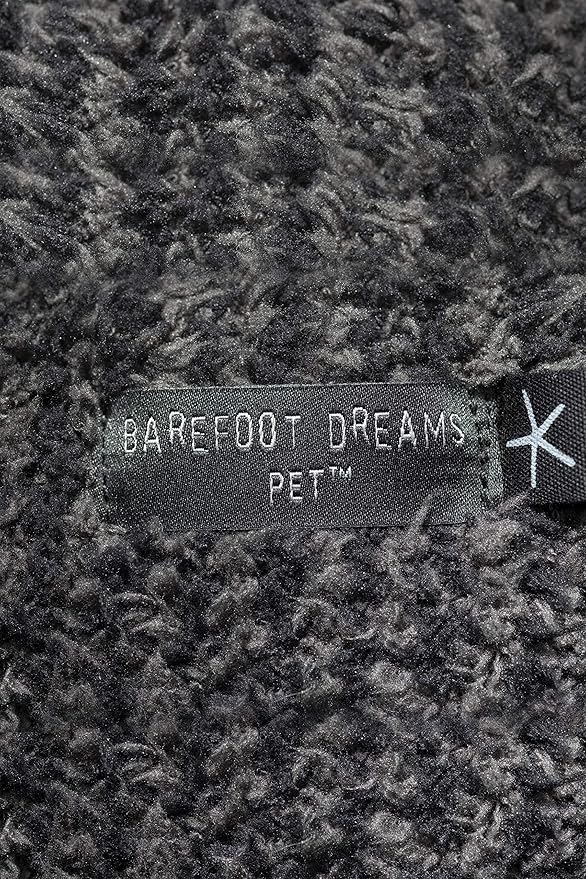 Barefoot Dreams® CozyChic® Round Pet Bed, Carbon-Black, Large (34.5")
