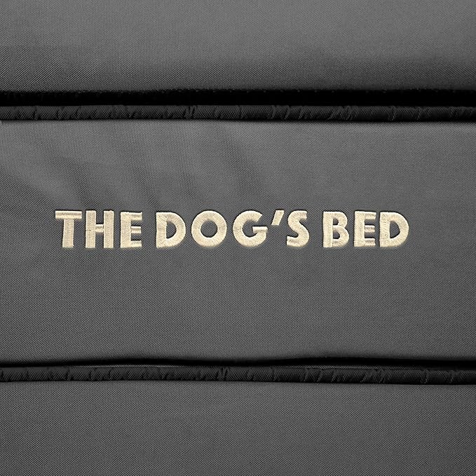 The Dog’s Bed Replacement Outer Cover & Bolster for Standard Foam Beds, Oxford Fabric, Grey, XL